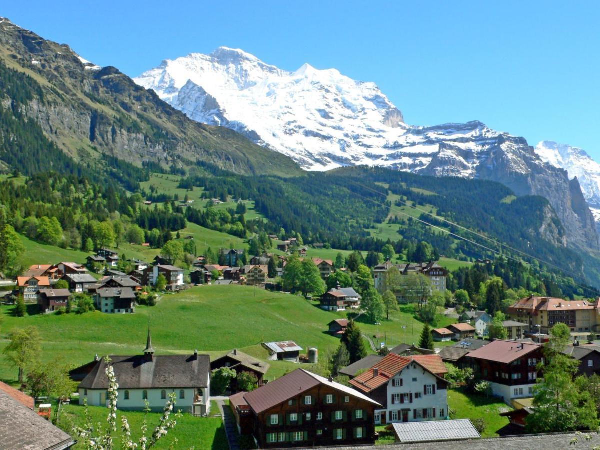 Apartment Central Wengen Extérieur photo